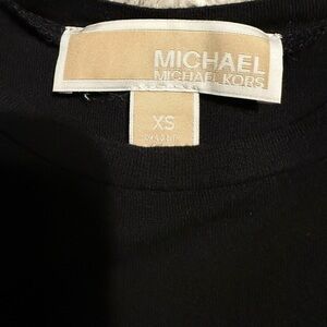 Michael Kors Black Sleeveless T-Shirt